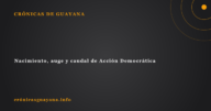Nacimiento, auge y caudal de Acción Democrática