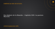 Don Quijote de la Mancha – Capítulo XIII. La pastora Marcela